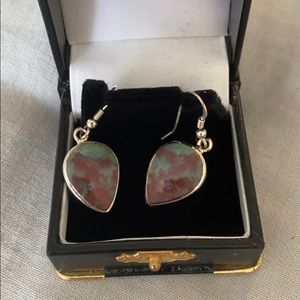 Stone earrings